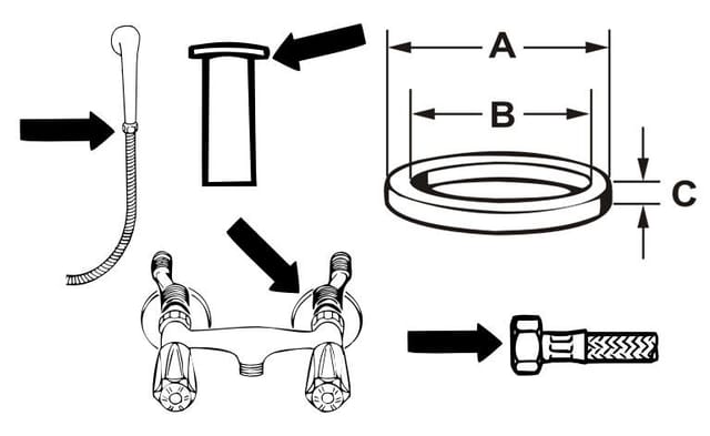 Fiberring Für Überwurfmuttern 1 1/2'' Dichtungen - Cornat