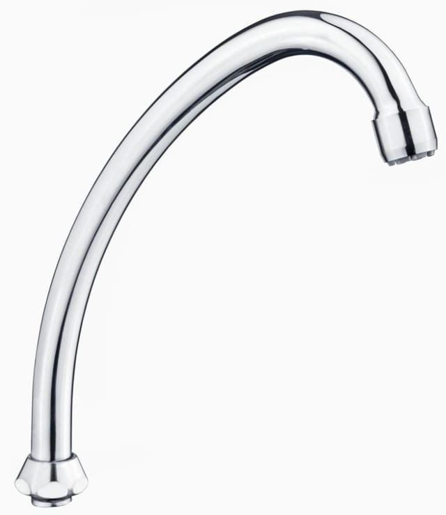 Rohrauslauf Hu-form Niederdruck Verchromt 18 Cm Rohrausläufe - Cornat