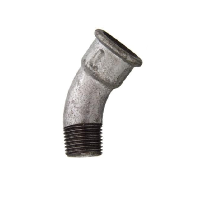 Madidef - Cornat Temperguss-bogen 45° 3/4 '' 1 Muffe Verzinkt Bogen