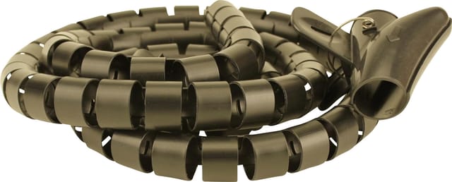Spiralschlauch Mit Werkzeug 28mm 1,5m Schwarz Kabel & Leitungen
