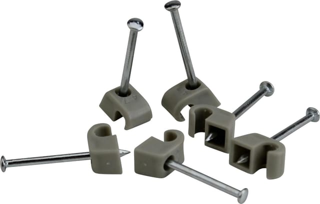 Expressschelle 4-7mm Grau 50x Nagelschellen