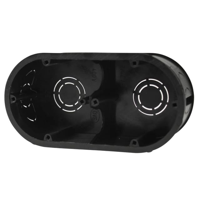 Weitere - Up-schalterdose 2f 45mm Schwarz Schalterdosen & Abzweigdosen