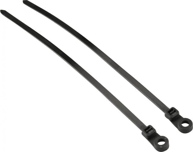 Kabelbinder 4,8 X 200 Mm, Anschraubbar, 20 Stück, Schwarz Kabelbinder