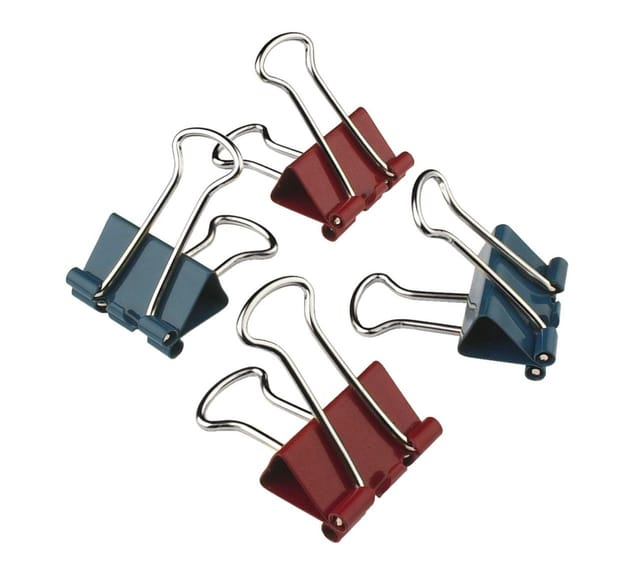 Multi-clips 19 Mm Stahl Farbig Sortiert 4 Stück