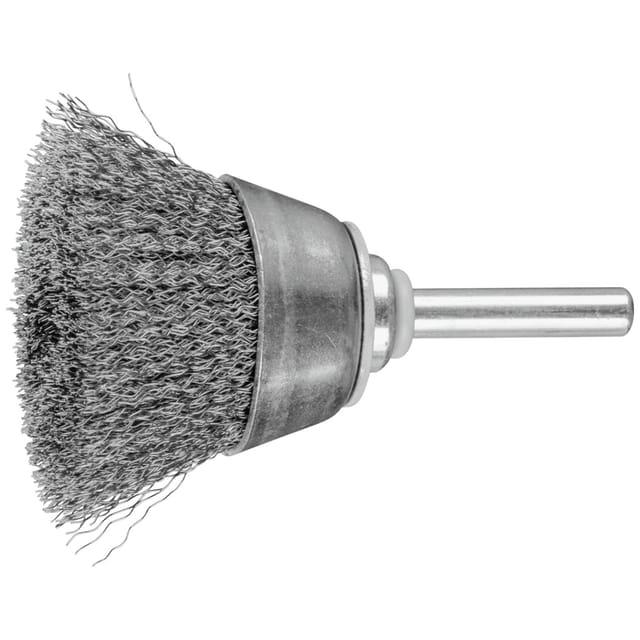 Topfbürste Ungezopft Tbu Ø40mm Schaft-ø6 Mm Stahl-draht-ø0,20 - Pferd
