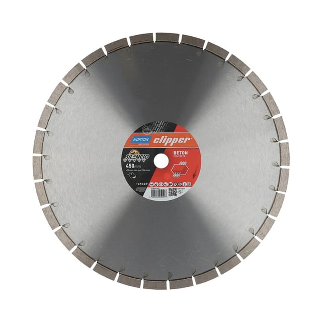 Norton - Diamanttrennscheibe Extreme Silencio Ø 450 Mm Für Fugenschneider 2700 Min-1 Segmenthöhe 15 Mm