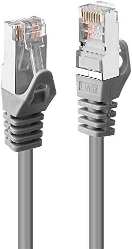 Lindy - 47245 Rj45 Netzwerkkabel, Patchkabel Cat 6 F/utp 3.00 M Grau Mit Rastnasenschutz 1 St.
