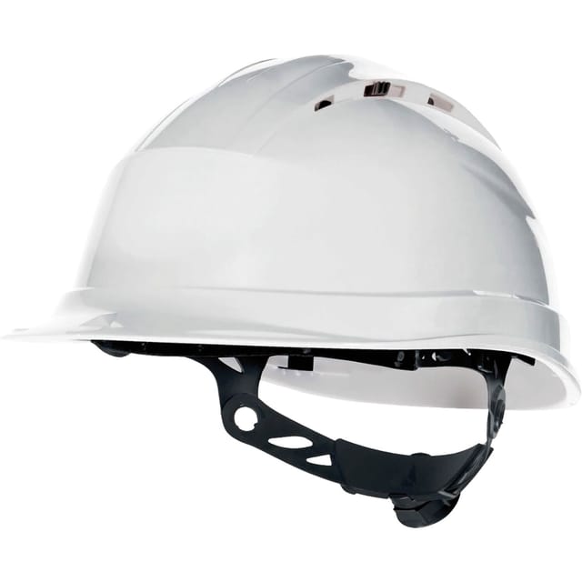 Delta Plus - Industrieschutzhelm Quartz Up Iv, En 397, Weiß, Belüftet, Einstellbar, 1 Stück
