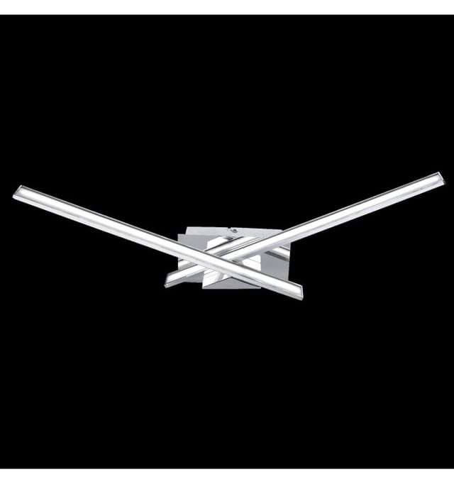 Wandleuchte - Design Led 2 -flammig Chrom Silber -yuna