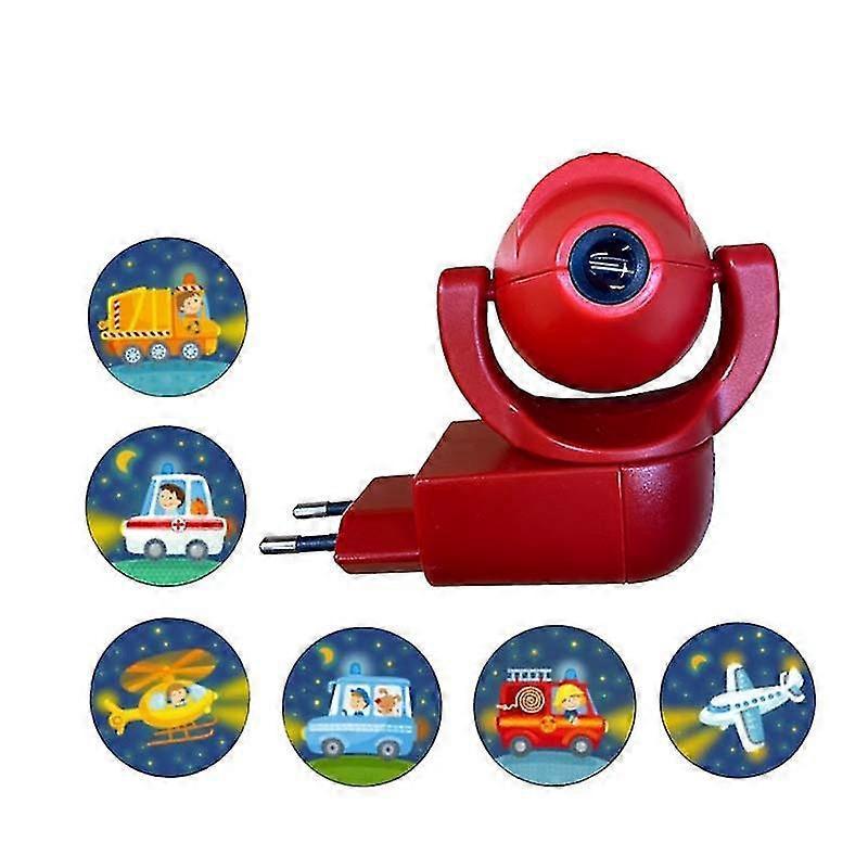 Sternen Mond Und Tierprojektor Led Projektor Mit 6 Bildern Sensor Eu Stecker Nachtlicht Fur Kinderzimmer Babyzimmerdekoration Red