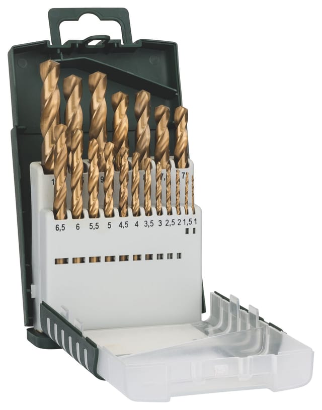 Set Mit 19 Hss-titanbohrern: Gripbox Bosch 2609255134