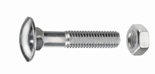 Connex - Schlossschrauben M5 X 30 Mm, 30 Stück, Edelstahl A1 Schlossschrauben