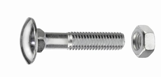 Masidef - Schlossschrauben M5 X 30 Mm, 150 Stück Schlossschrauben
