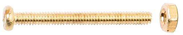 Connex - Radioschrauben M2 X 20 Mm Schlitz - 20 Stk. Schrauben & Dübel