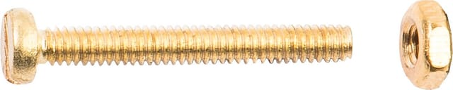Connex Radioschrauben M2 X 16 Mm Schlitz - 20 Stk. Radioschrauben