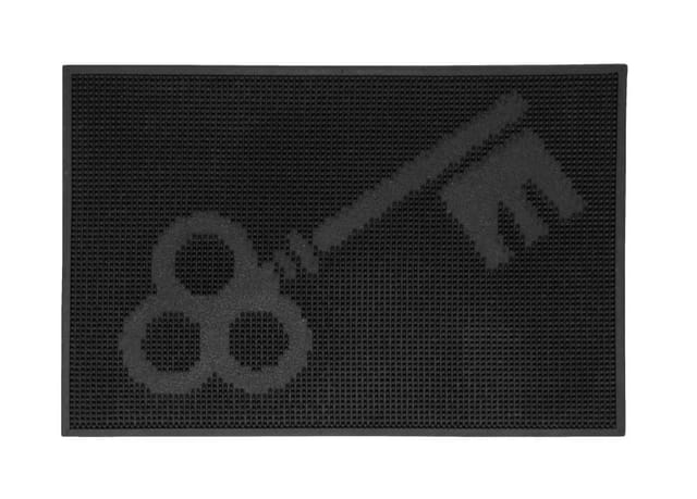Weitere - Fußmatte Pin Key Schwarz 40 X 60 Cm Fußabtreter Schmutzmatte Schmutzfangmatte
