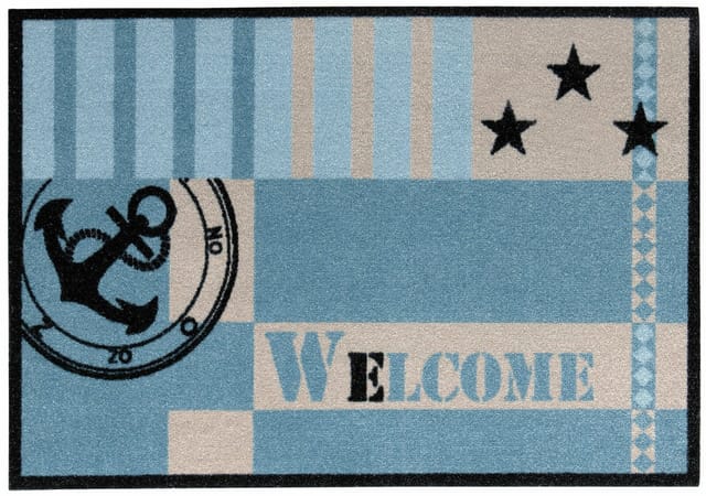 Fußmatte Metopolita Welcome Blue, 50 X 70 Cm Fußmatte