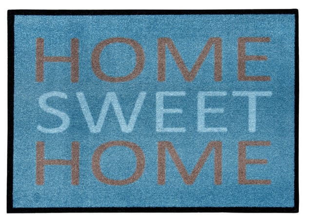 Fußmatte Elena Home Sweet Home Blue, 50 X 70 Cm Fußmatte