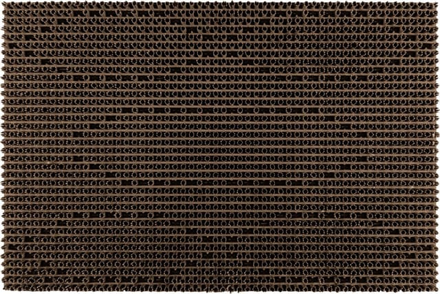 Fußmatte Allwetter Dunkelbraun, 40 X 60 Cm Schuhabstreifer & Fussmatten