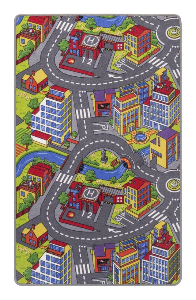Andiamo - Kinderteppich Straßenteppich 165 X 100 Cm Kinderteppiche