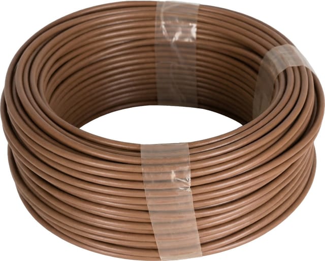 Pvc-aderleitung H07v-u 1,5 - 25 Meter, Braun Kabel & Leitungen