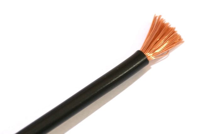 Pvc-aderleitung H07v-u 1,5 - 25 Meter, Schwarz Kabel & Leitungen