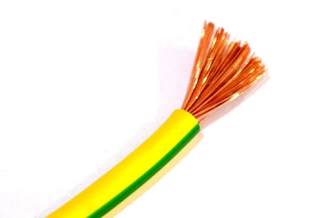 Pvc-aderleitung H07v-k 6 - 5 Meter, Grün/gelb Kabel & Leitungen