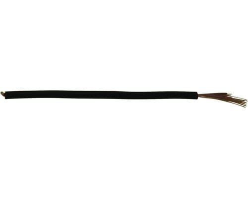 Pvc-aderleitung H07v-u 1,5 - 10 Meter, Schwarz Kabel & Leitungen