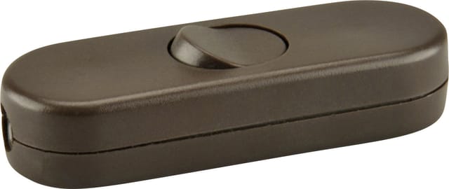 Schnur-zwischenschalter 1p 250v 3a Braun+ Schnurschalter