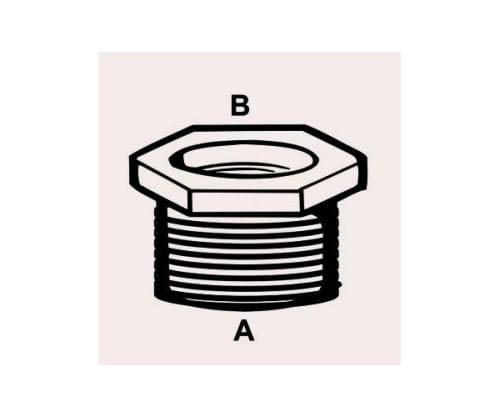 Cornat - Reduzierstück Messing 1/2 X 3/8 Innen- Und Außengewinde Reduzierstücke
