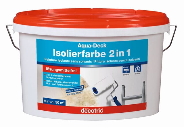 Aqua-deck Isolierweiß 5 L Weiß Wandfarbe - Decotric