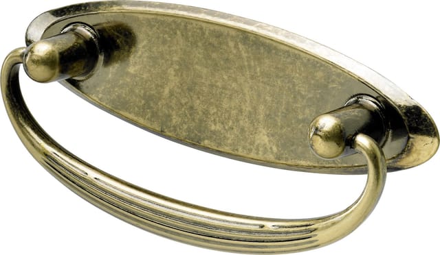 Hettich - Möbelgriff Zinkdruckguss Oval 30,0 X 94,0 X 14,0 Mm - 1 Stück Möbelgriffe