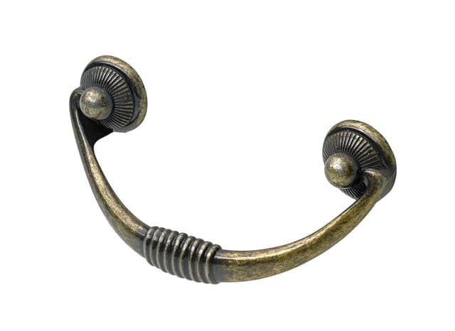 Hettich - Möbelgriff Zinkdruckguss Gold 33,0 X 82,0 X 22,0 Mm - 1 Stück Möbelgriff