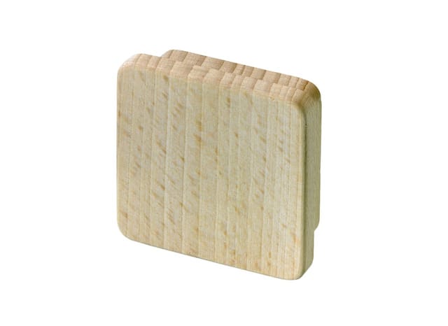 Hettich - Möbelgriff Buche 60,0 X 60,0 X 20,0 Mm - 1 Stück Möbelgriffe