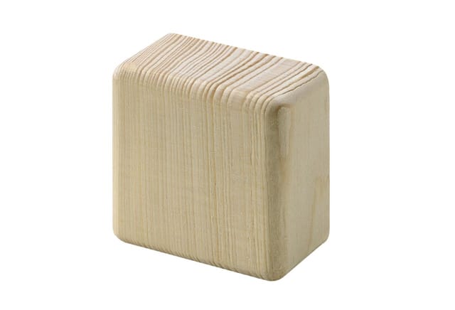 Möbelknopf Kiefer Roh 50,0 X 50,0 Mm - 1 Stück Möbelknöpfe - Hettich