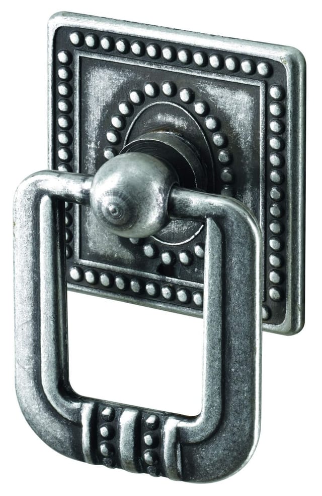 Möbelknopf Messing Silber 35,0 X 33,0 Mm - 1 Stück Möbelknopf - Hettich