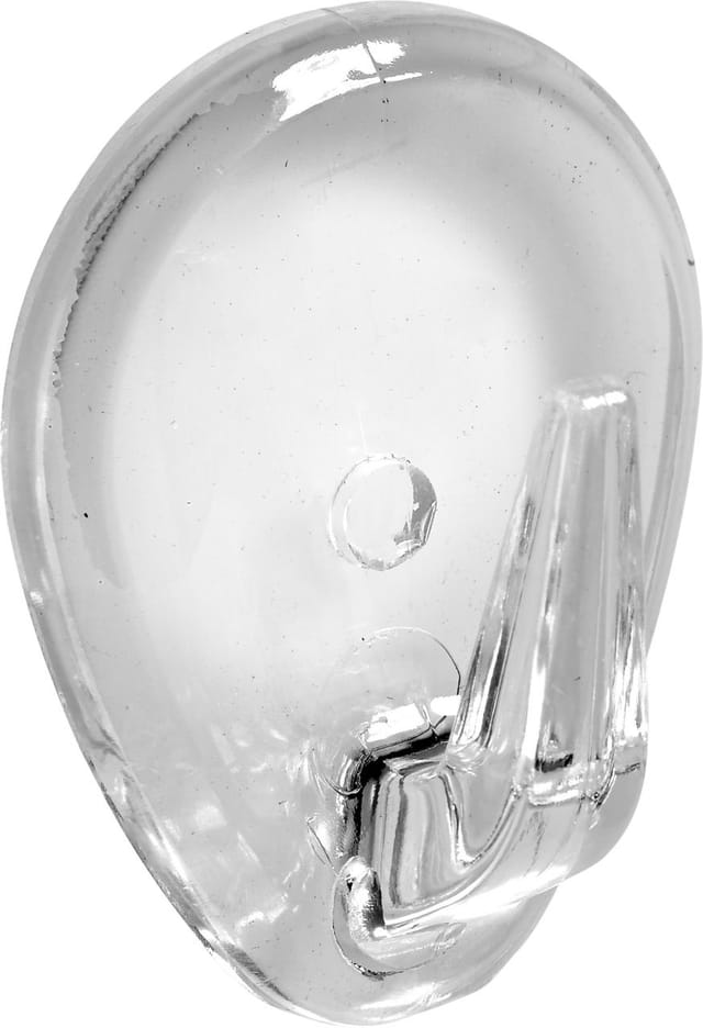 Hettich - Klebehaken 30 X 38 X 32 Mm Transparent - 2 Stück Haken