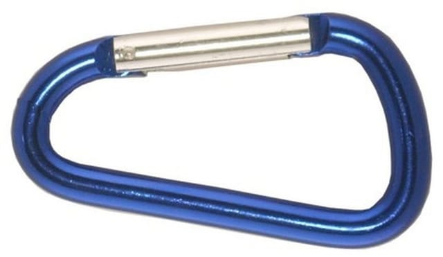 Karabinerhaken 50 Mm Alu Blau Karabiner Haken Schnapphaken Schlüssel - Conacord