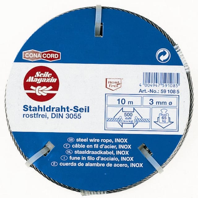 Drahtseil Ø 3 Mm X 10 M Seile - Conacord