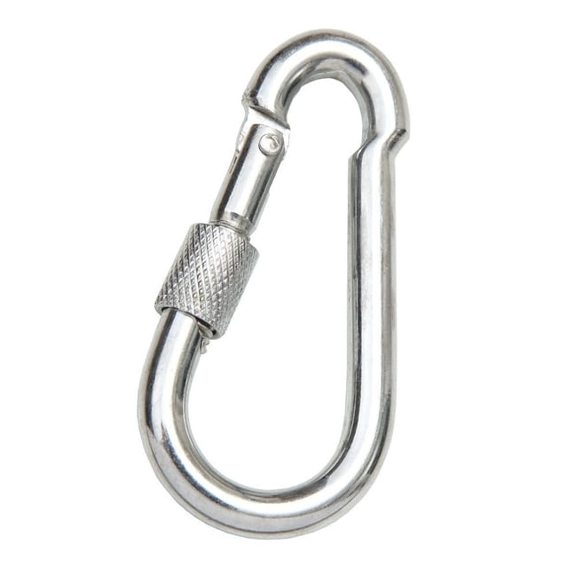 Conacord - Karabinerhaken 7x70 Mm Karabiner Haken Schraubkarabiner Feuerwehrhaken
