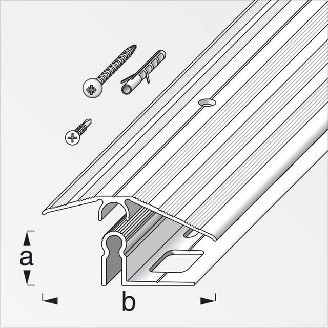 Niveauausgleichs-profil Und Träger-profil Fix 0.9 M, 13 X 56 Mm Metall- Und Stahlprofile - Alfer