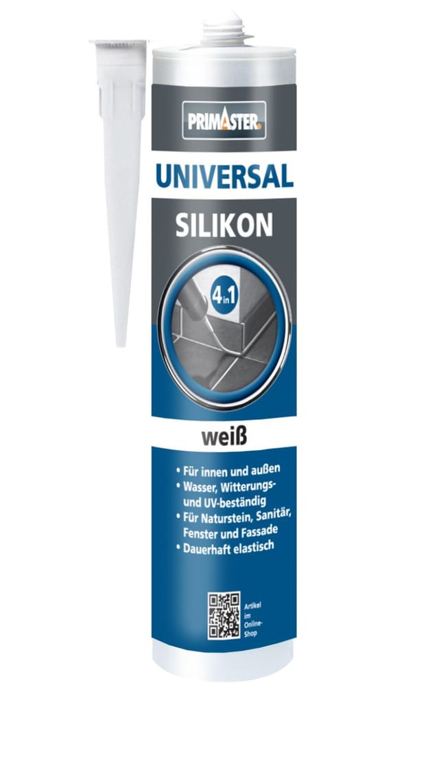 Universalsilikon 4 In 1 Weiß 300ml Vergilbungsfrei Innen&außen - Primaster