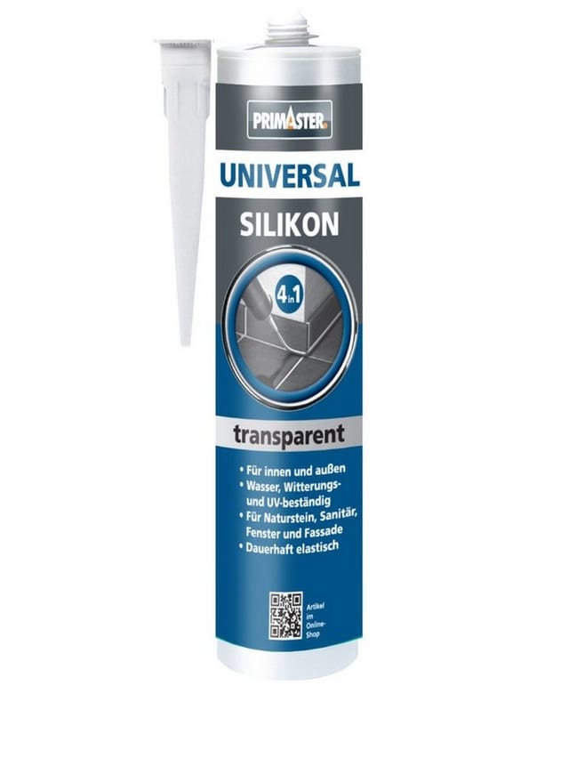 Primaster - Universalsilikon 4 In 1 Transparent 300ml Vergilbungsfrei Innen&außen