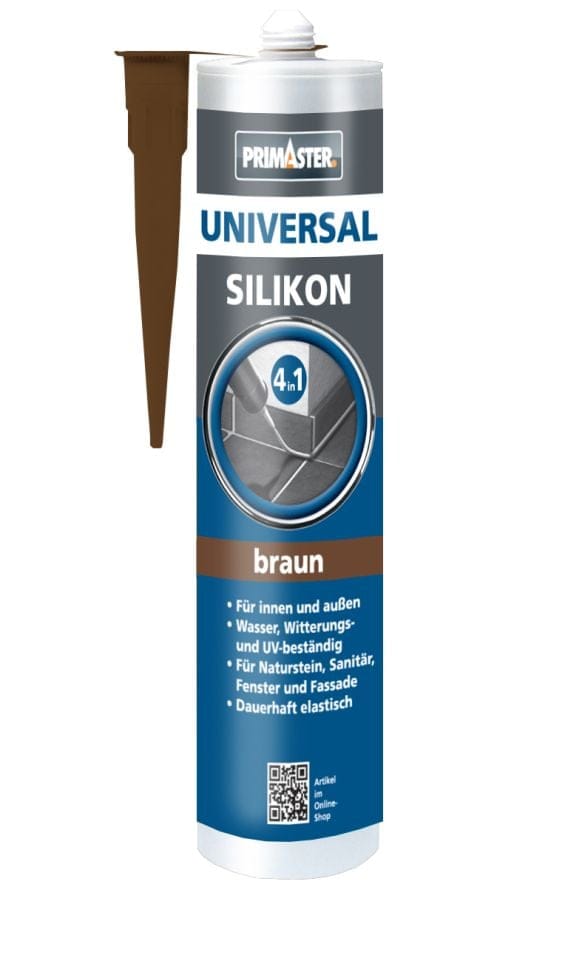 Universalsilikon 4 In 1 Braun 300ml Vergilbungsfrei Innen&außen - Primaster