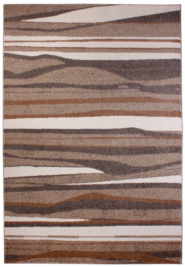 Andiamo - Teppich Chelles Braun-gestreift, 120 X 170 Cm Teppiche Teppichboden