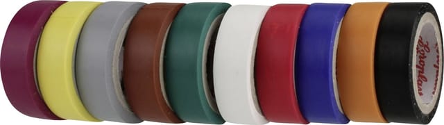 Isolier-band, Isoband Klebeband 10 Rollen 15 Mm X 3,3 M - Coroplast