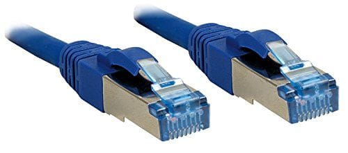 Lindy - 47148 Rj45 Netzwerkkabel, Patchkabel Cat 6a S/ftp 1.50 M Blau Mit Rastnasenschutz 1 St.