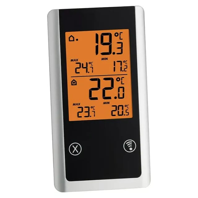 Funkthermometer Joker Messbereich Außen -50 Bis 70°c / Innen 0 Bis 50°c H152xb82xt72mm Kunststoff