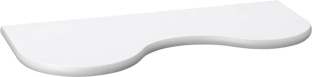 King Home Kinderspüle (cm 26x56x2) Wave Aus Weißem Mdf Karton Mit 4 Stücken