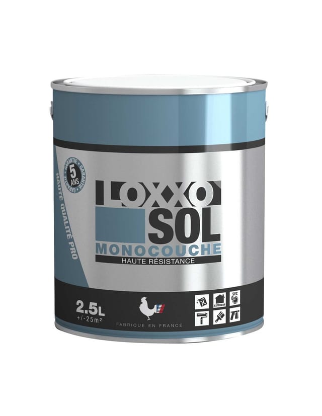 Einzeltönende Bodenfarbe Hochbeständig 2,5l - Loxxo